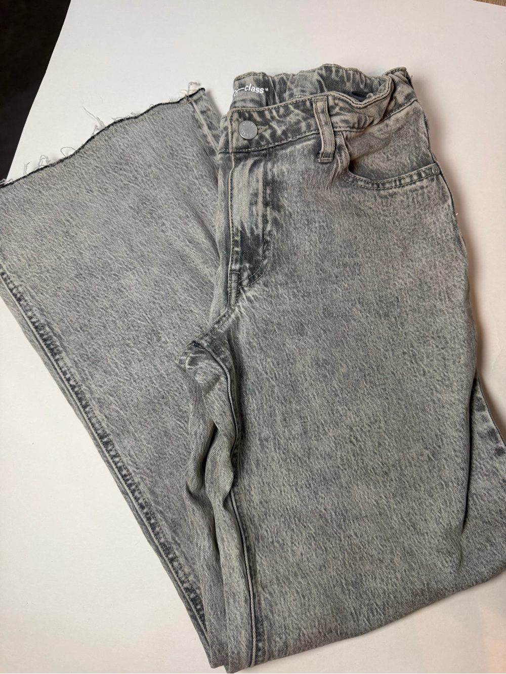 Target Kids Gray Washed Straight-Leg Jeans